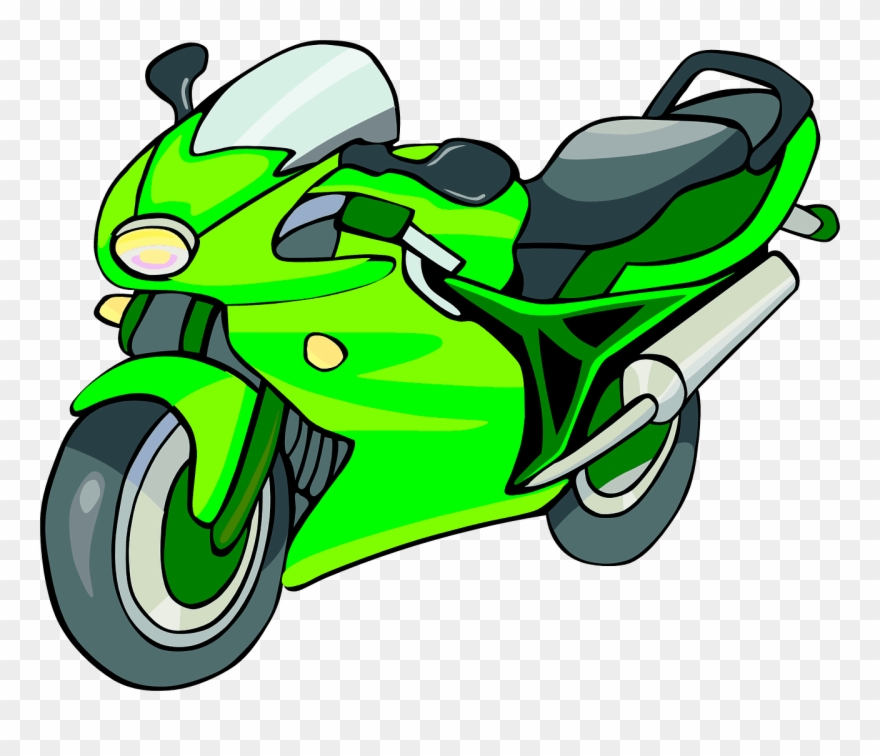 See Here Free Motorcycle Clipart Black And White Images - Motorcycle Clip Art - Png Download