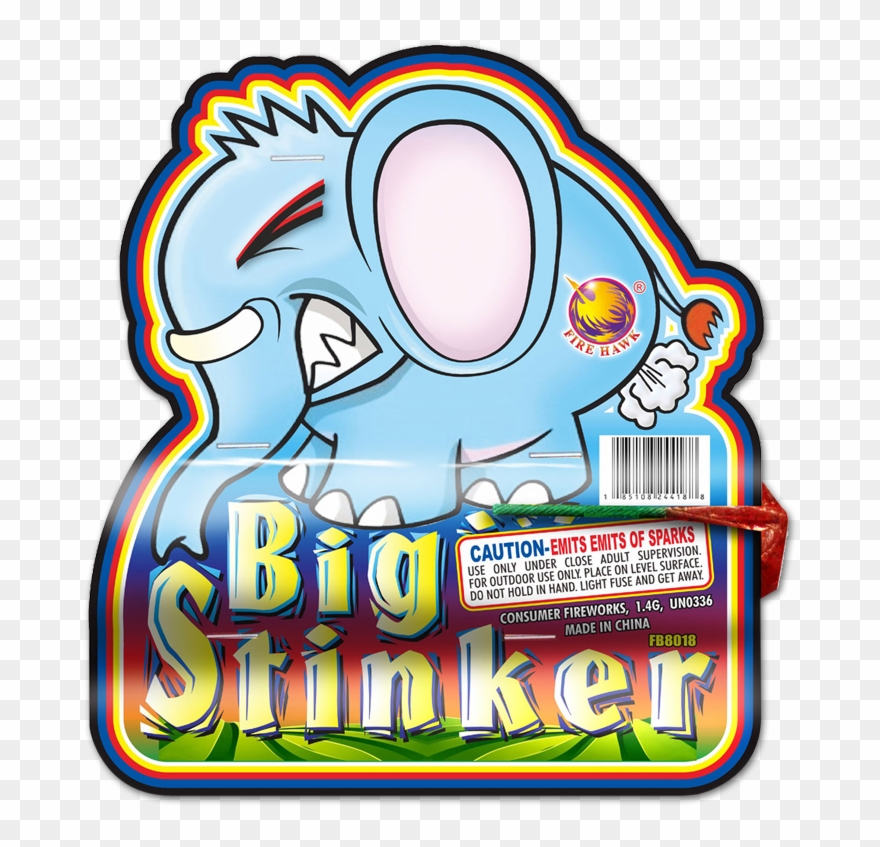 Big Stinker Keystone Novelty - Fireworks Novelty Clipart