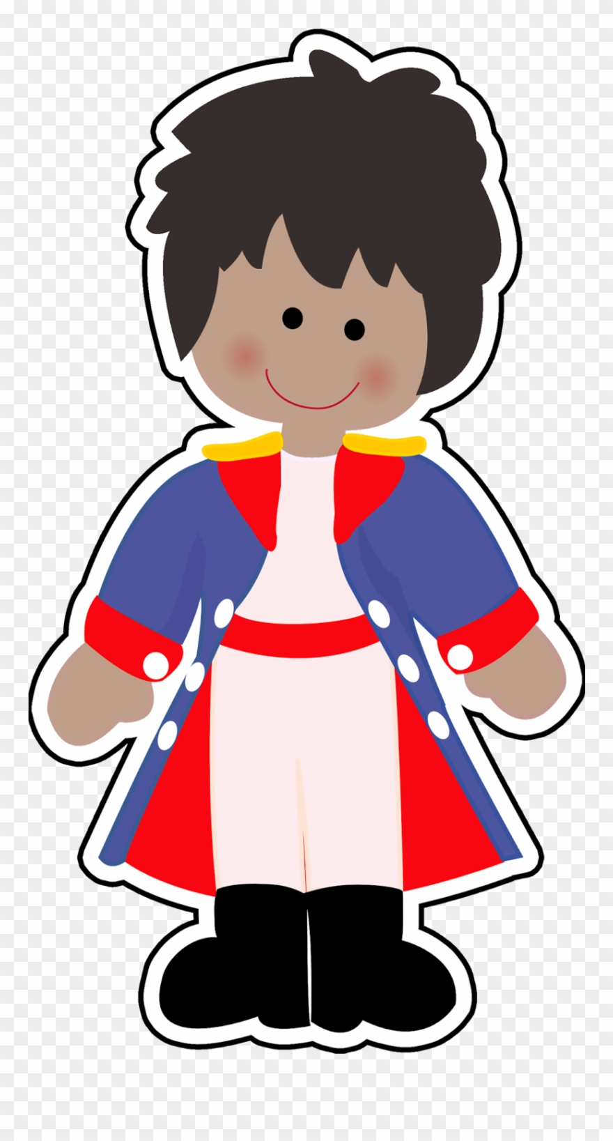 Vetor Pequeno Príncipe, Pequeno Príncipe Black Power, - Pequeno Principe Com Contorno Clipart