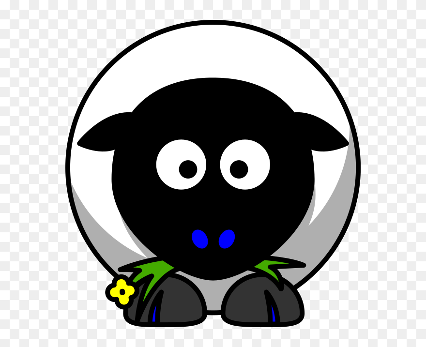 Cartoon Sheep Clipart - Png Download
