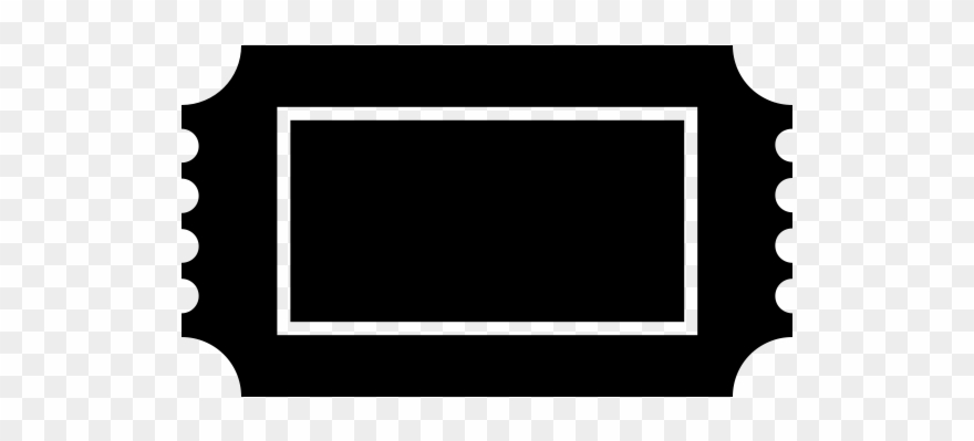 Ticket Rubber Stamp - Design Clipart