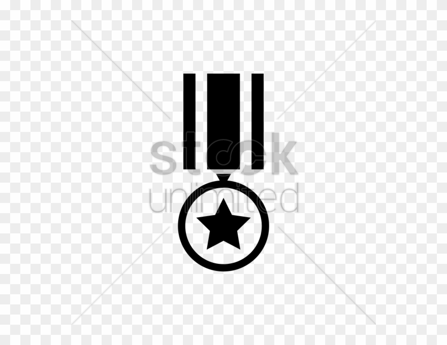 Medal Clipart Military Medal - Vector Graphics - Png Download