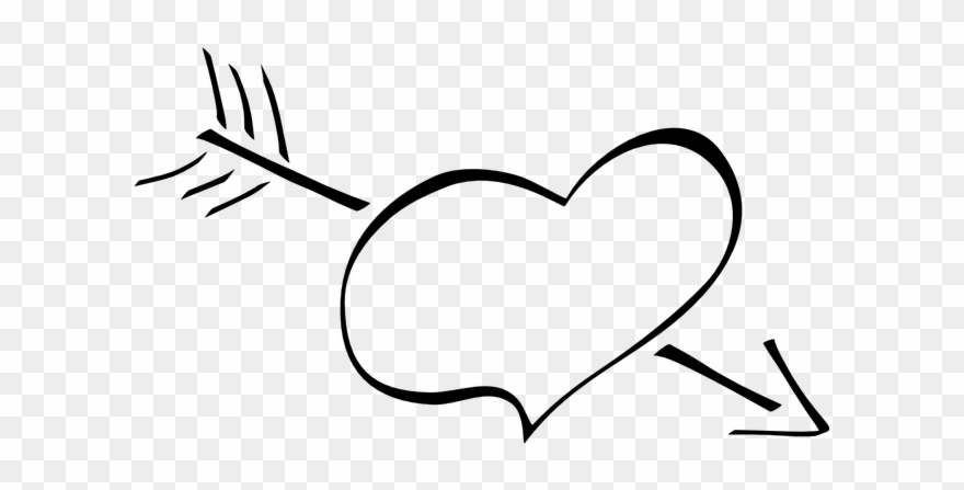 Image Library Clipart Heart Black And White - Clipart Black And White Heart - Png Download