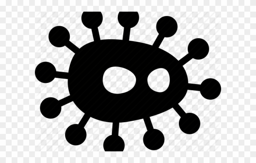 Bacteria Clipart Infection - Vector Graphics - Png Download