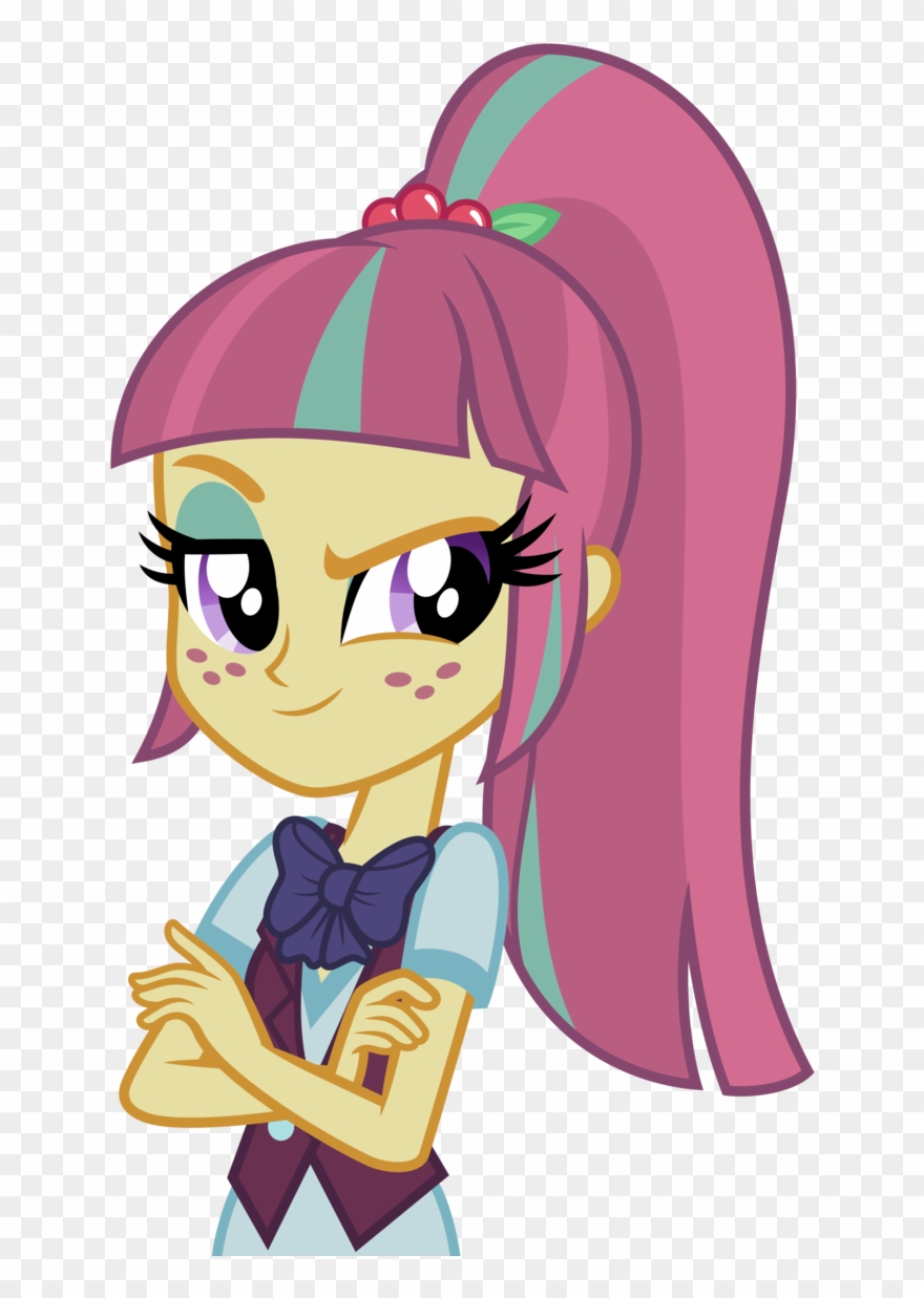 Clipart Girl Ponytail - Mlp Eg Sour Sweet - Png Download