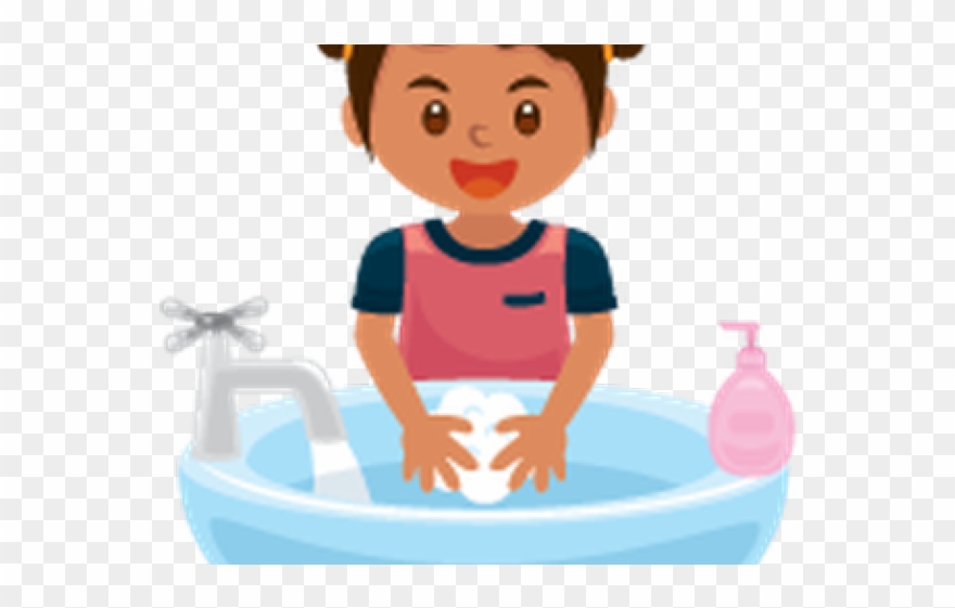 Washing Hands Clip - Png Download