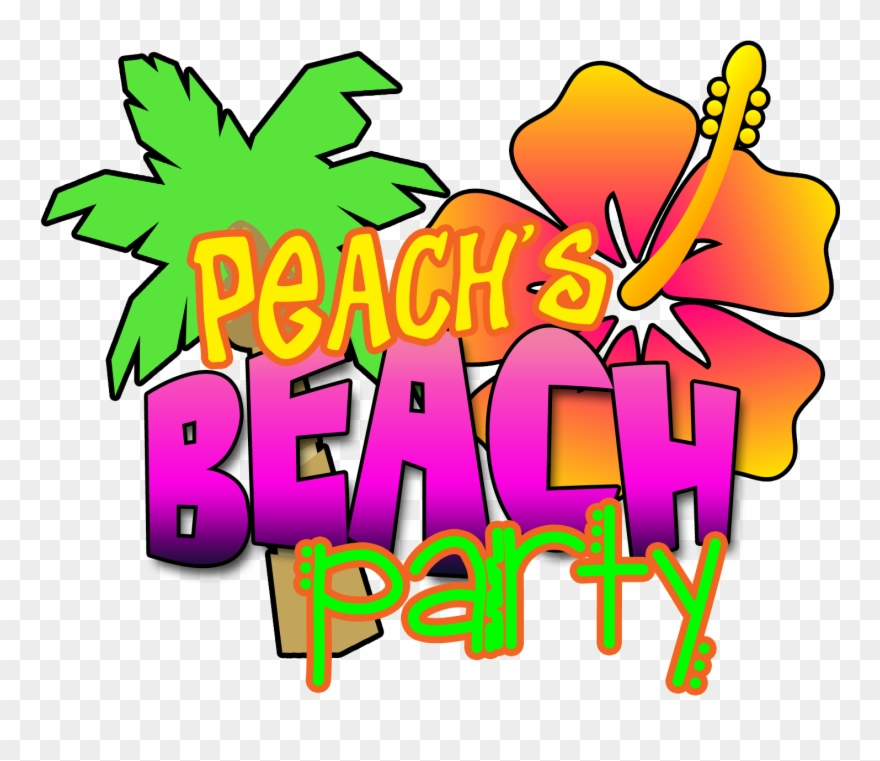 Peach's Beach Party Clipart