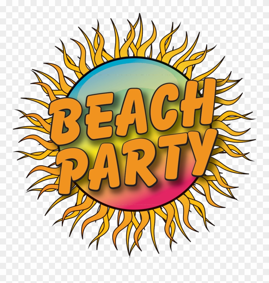 4 August - Beachparty Bocholt Logo Clipart