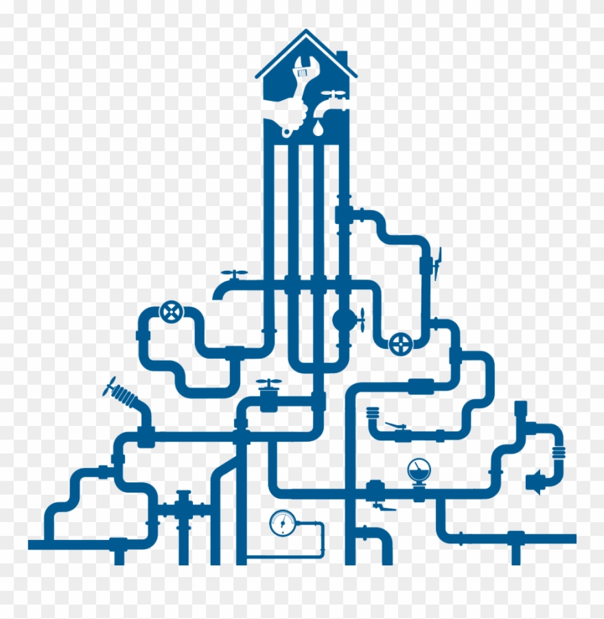 Plumbing Design - Plumbing System Clipart