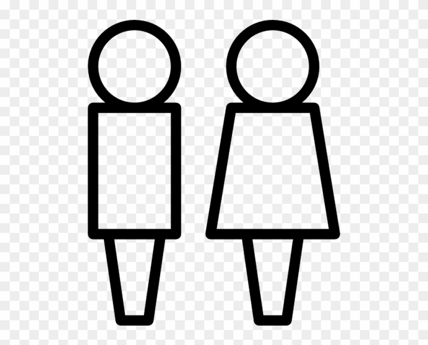 Restroom Signs - Queens Guard Coloring Pages Clipart