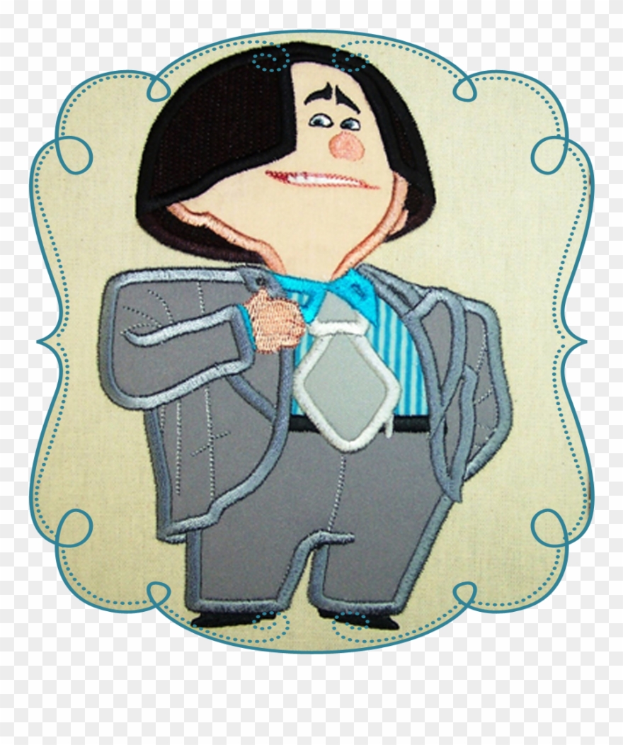 The Lorax Applique - Machine Embroidery Clipart