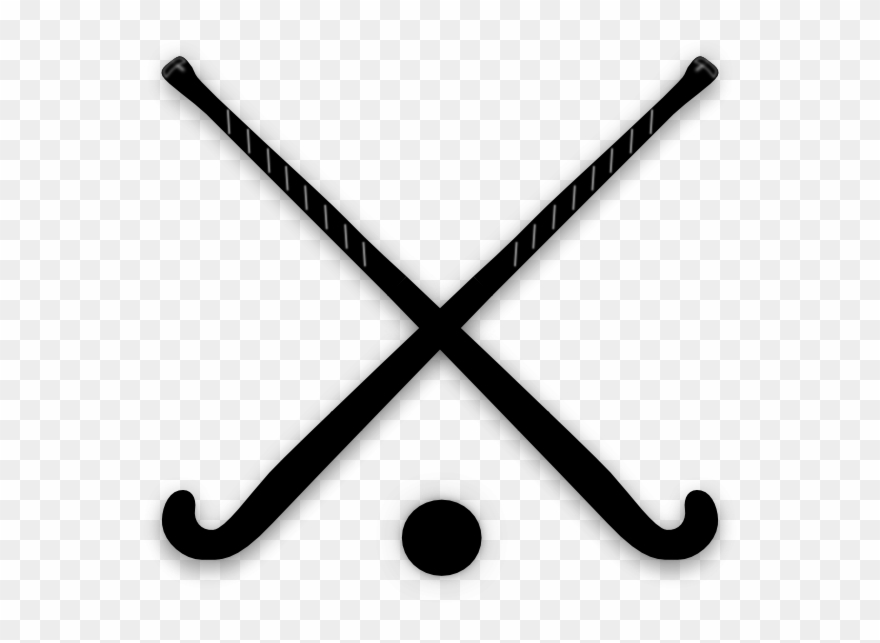 Crossed Field Hockey Sticks Clip Art At Clker Field - Field Hockey Stick Clip Art - Png Download