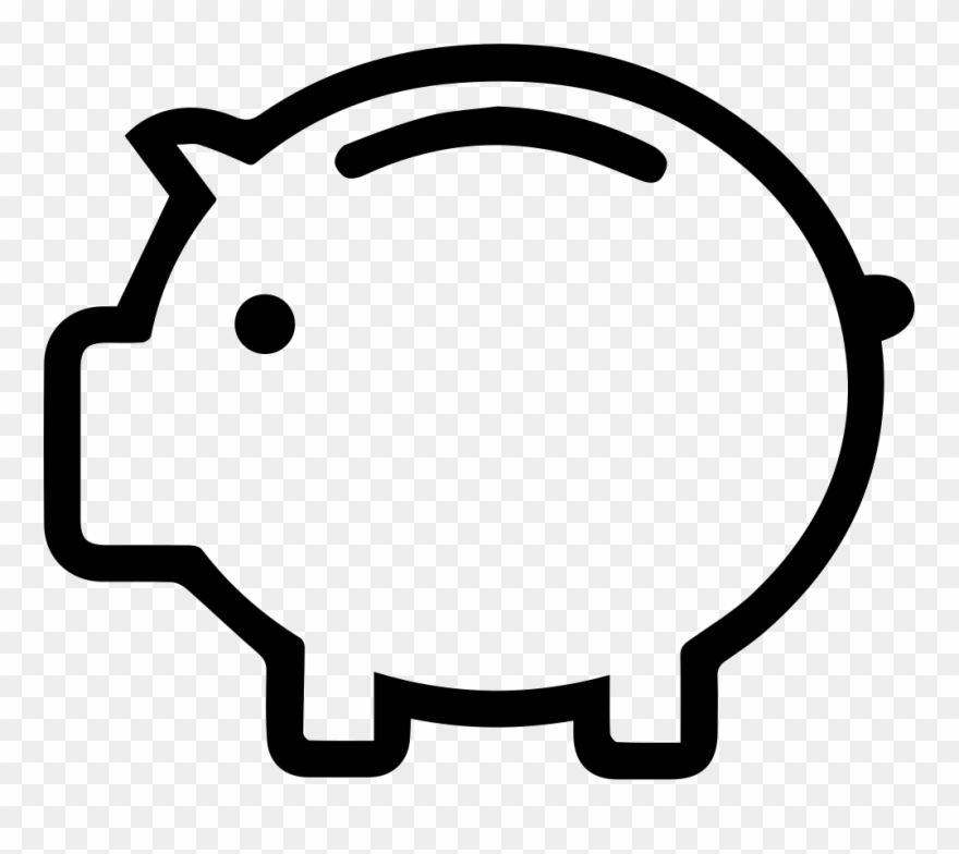 Png File - Icon Piggy Bank Png Clipart