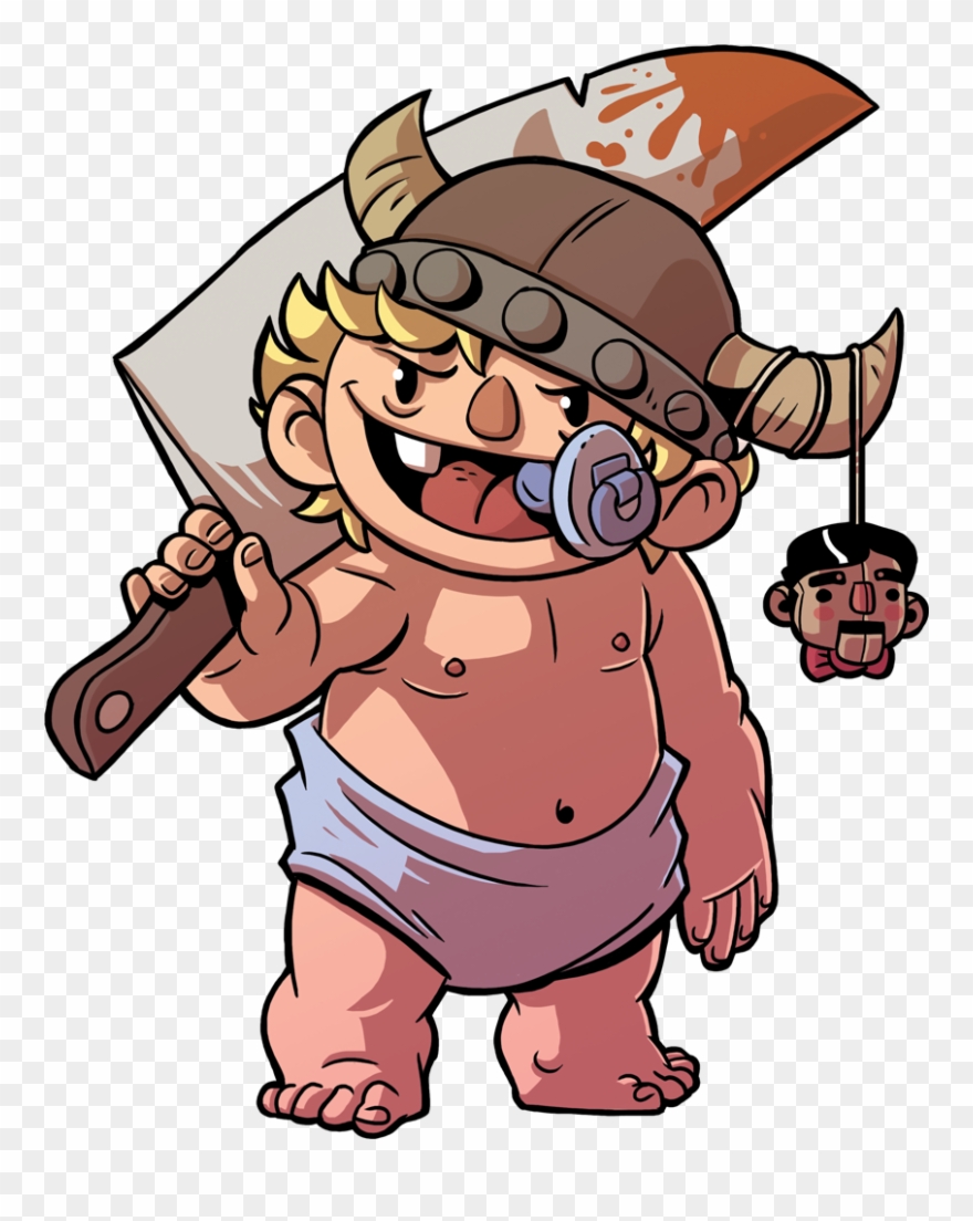 5 Nov - 5 Minute Dungeon Baby Barbarian Clipart