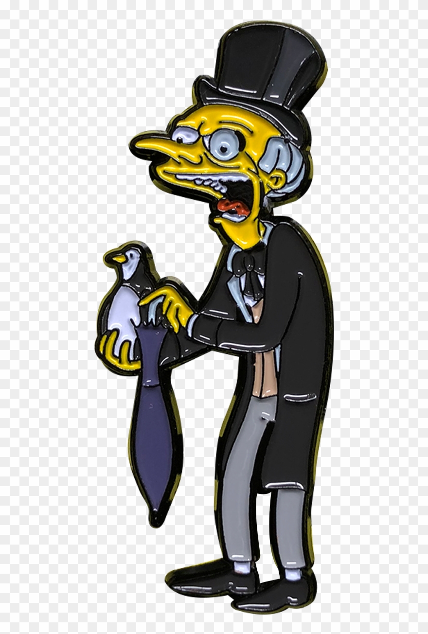 Burns X Batman Pin - Batman Clipart