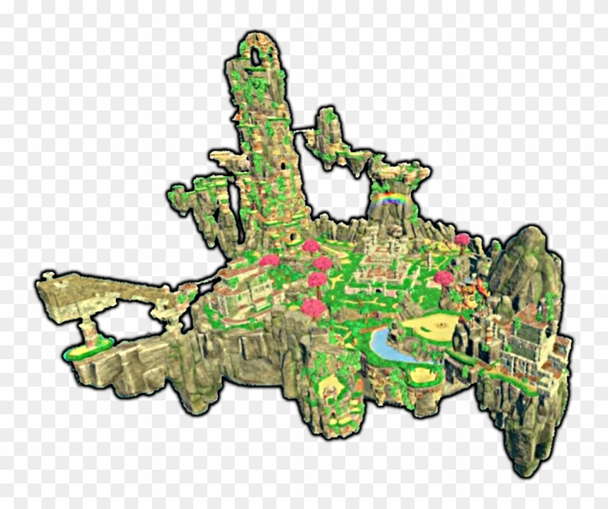 Hivory Towers • Tribalstack Tropics Overview Transparent - Yooka Laylee Hivory Towers Map Clipart
