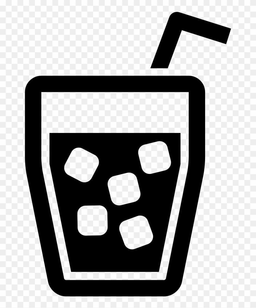 Ice Cube Clipart Svg - Free Drink Icon - Png Download