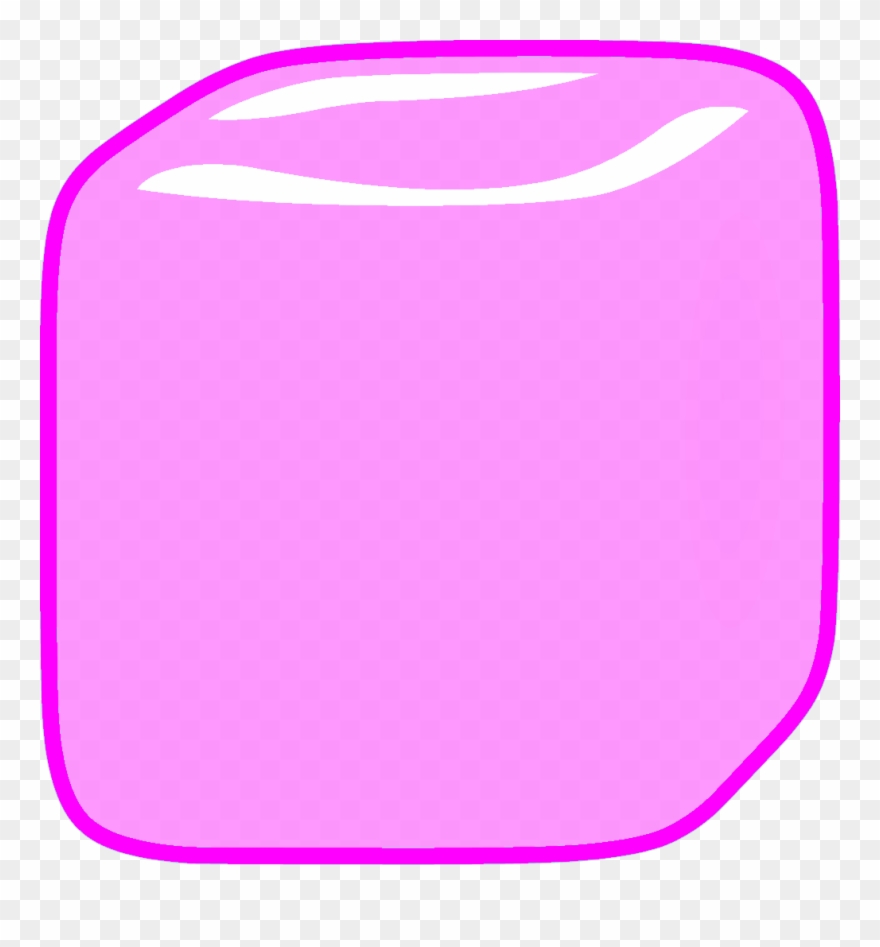 Ice Cube Clipart Cube Object - Pink Cube Png Transparent Png