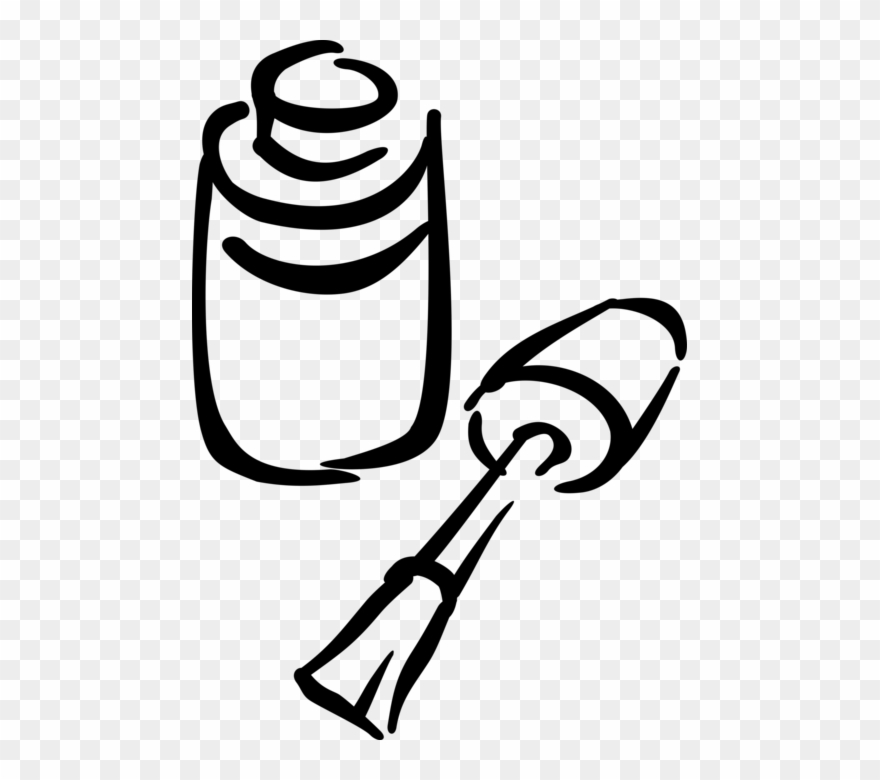Cosmetic Nail Polish - Nail Polish Clipart
