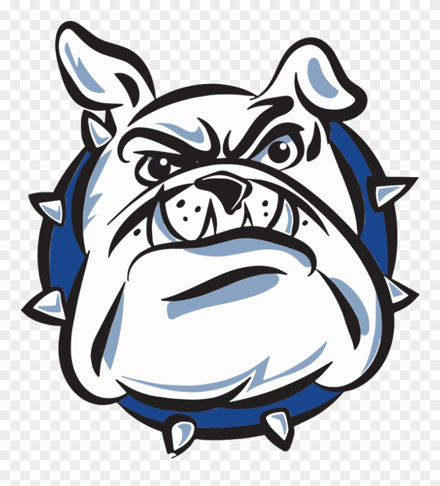 Jefferson Traditional School - Logo Anjing Bulldog Vector Clipart