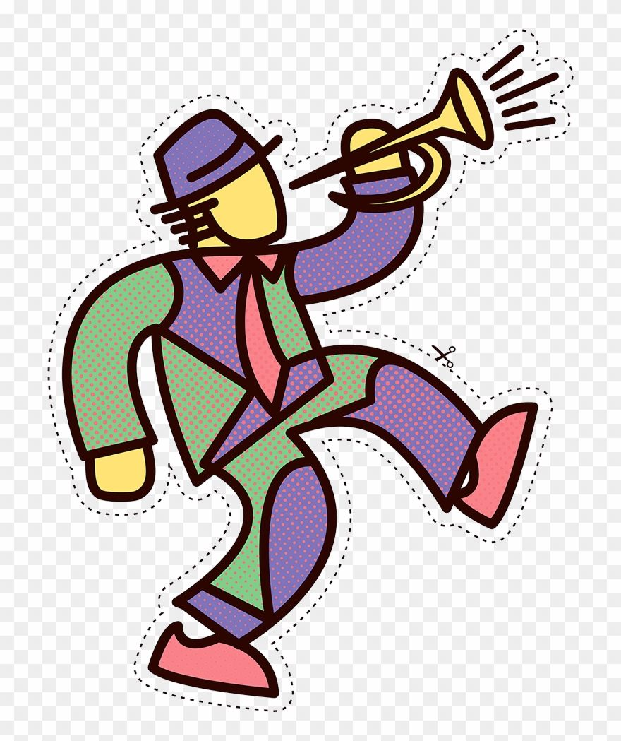 Get In On The Jazz Man Fun - Toronto Clipart