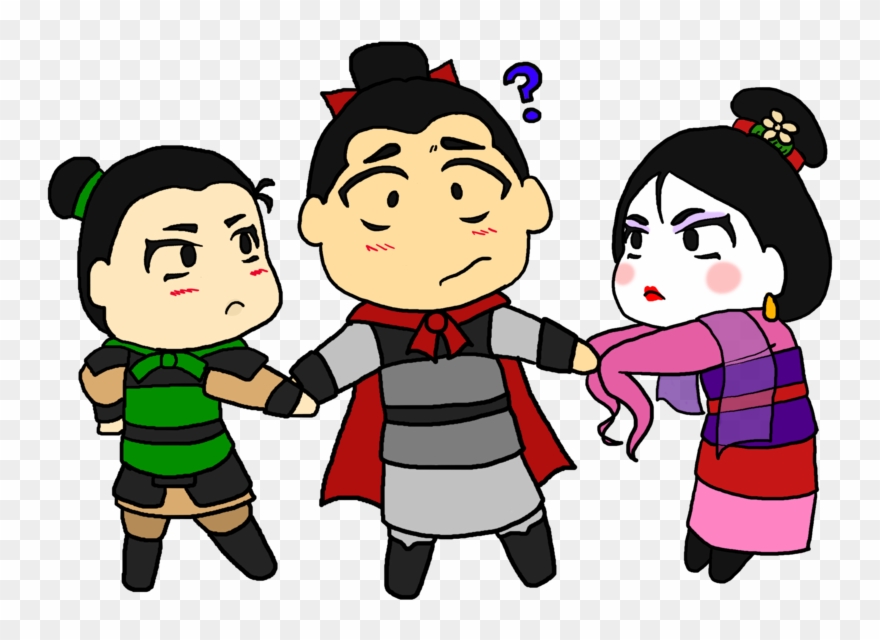 Chibi Mulan - Mulan Ping Shang Fanart Clipart