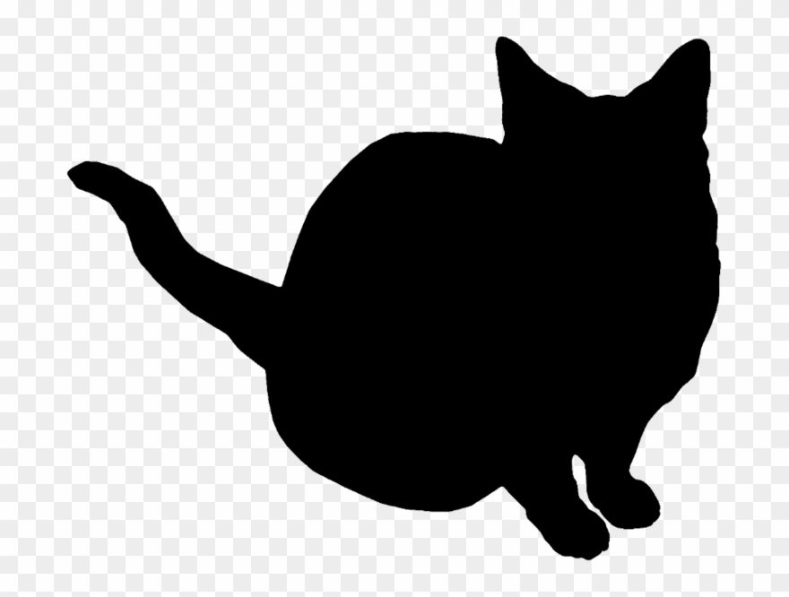 Cat Silhouette's Cat Silhouette, Silhouette And Cat - Cats Silhouette In Png Clipart