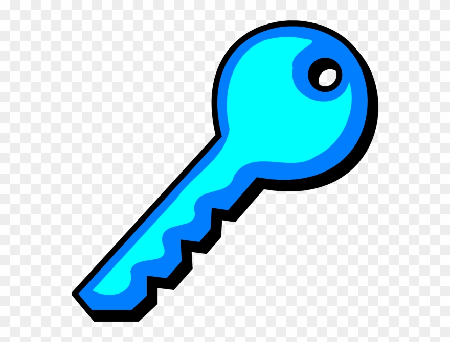 Blue Key Clipart