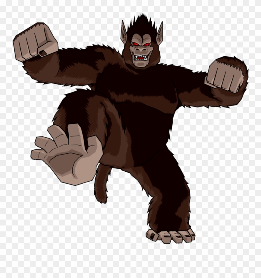 Kid Goku - Goku As A Monkey Clipart