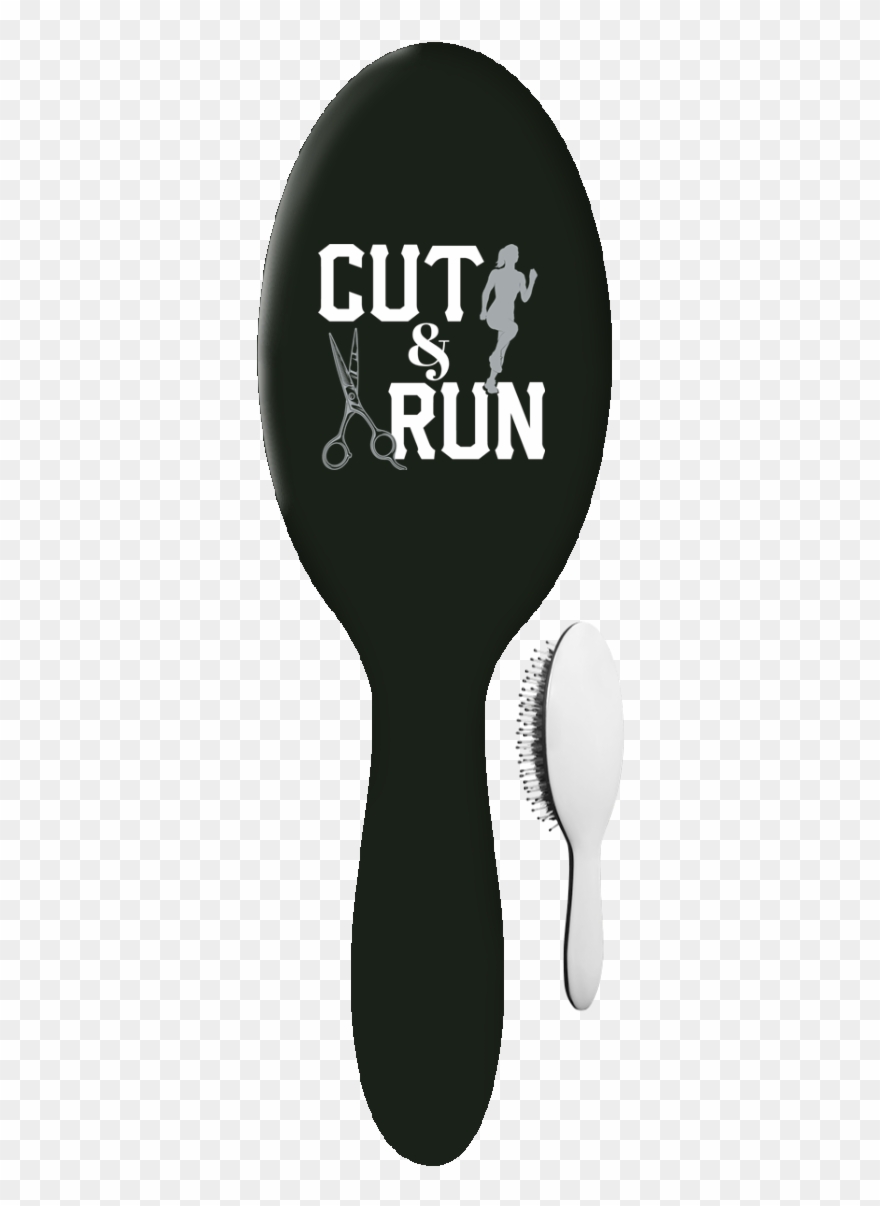 Cut And Run Hair Brush - Hairbrush Clipart