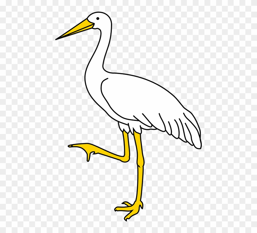 Crane Clipart Cat - Whooping Crane Clip Art - Png Download