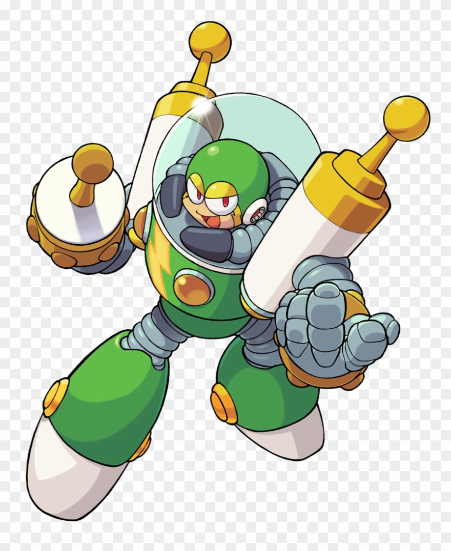 Post - Mega Man Dynamo Man Clipart