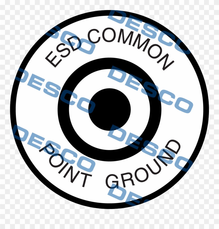 Esd Awareness Symbols - Circle Clipart
