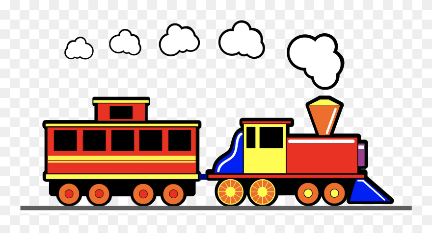 Toy Train - Toy Train Long Clipart - Png Download