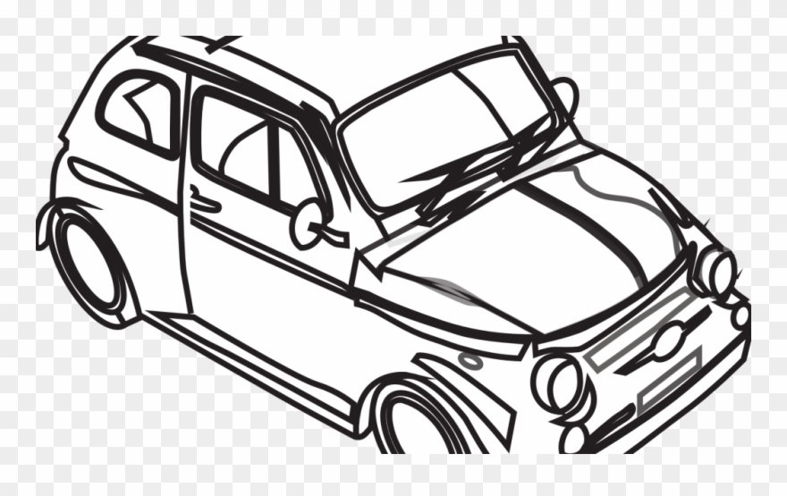 Train Car Clip Art Black And White Download - Clip Art Black And White Car - Png Download