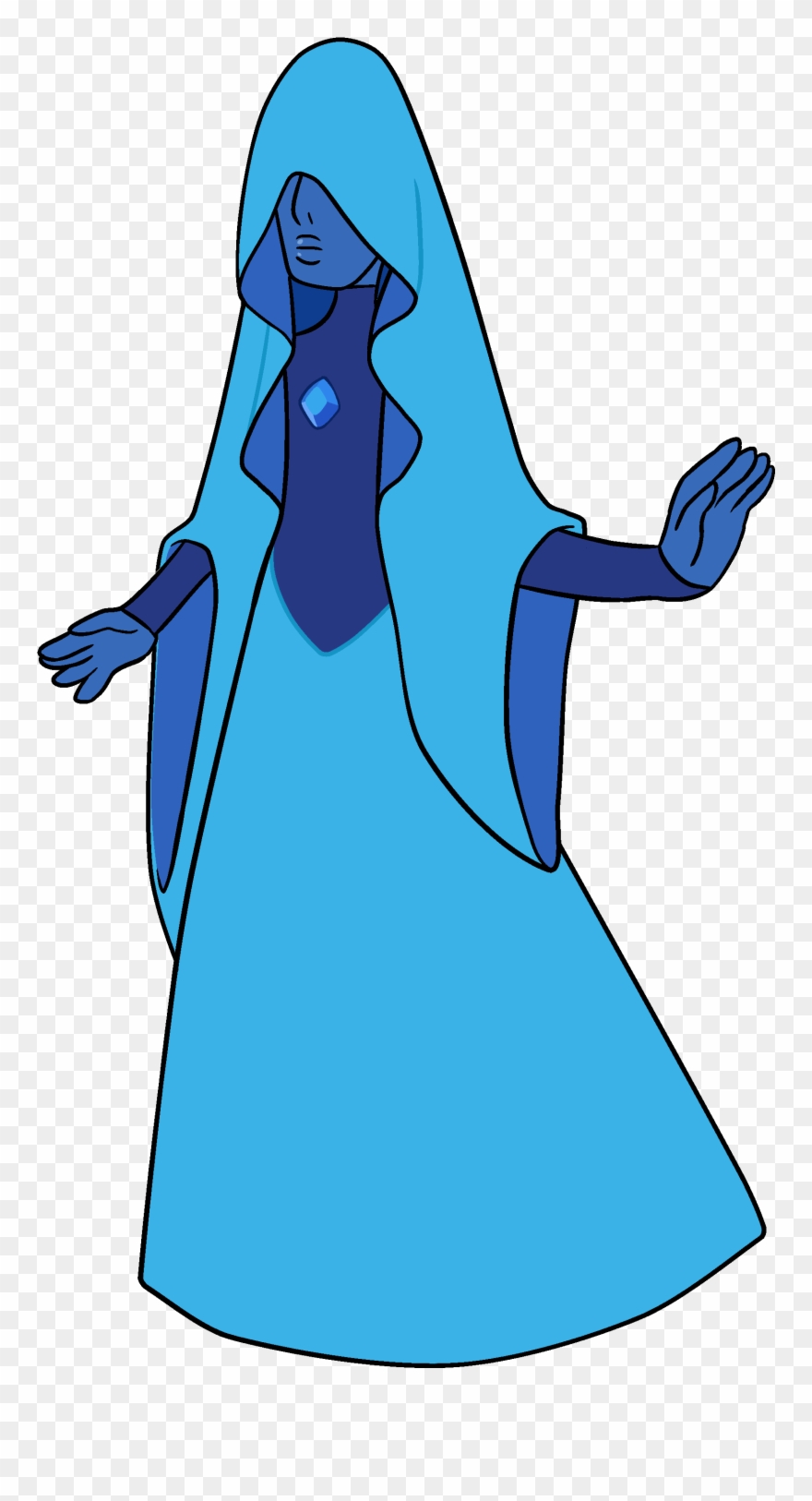 Image Blue Diamond Standing Fanmade Png Steven - Steven Universe Characters Blue Diamond Clipart