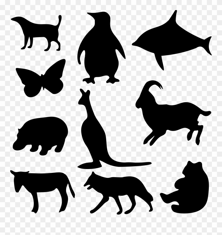 Animal Silhouettes 1 Optimized Icons Png - Animal Silhouette Clipart