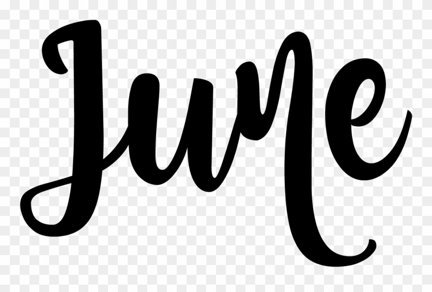 February Clipart Month June - Blog - Png Download