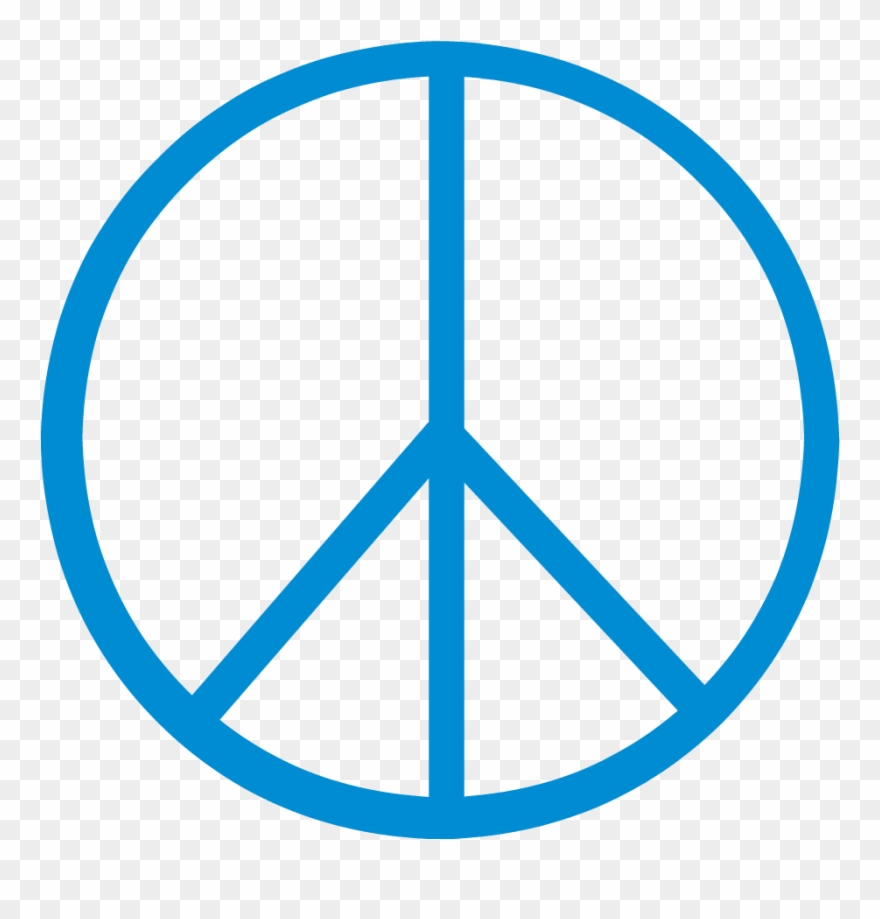 The Naked Hippies Way - Draw A Peace Sign Clipart