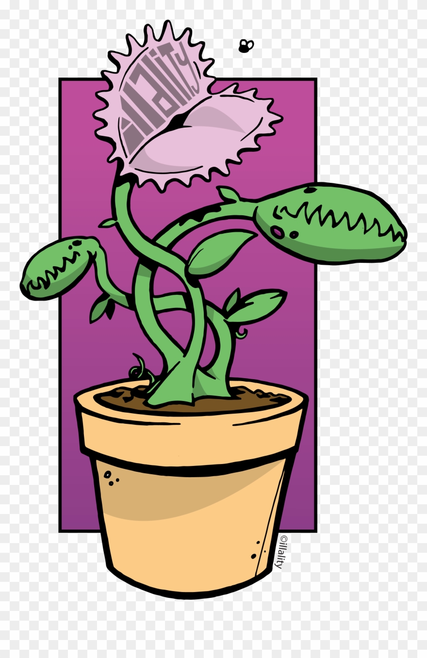 Venus Flytrap Graphic T-shirt - Venus Flytrap Clipart