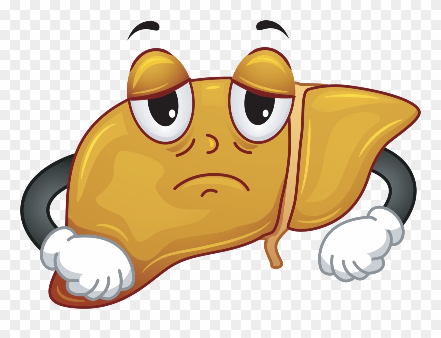 Sadness Clipart Wrong Answer - Sick Liver - Png Download