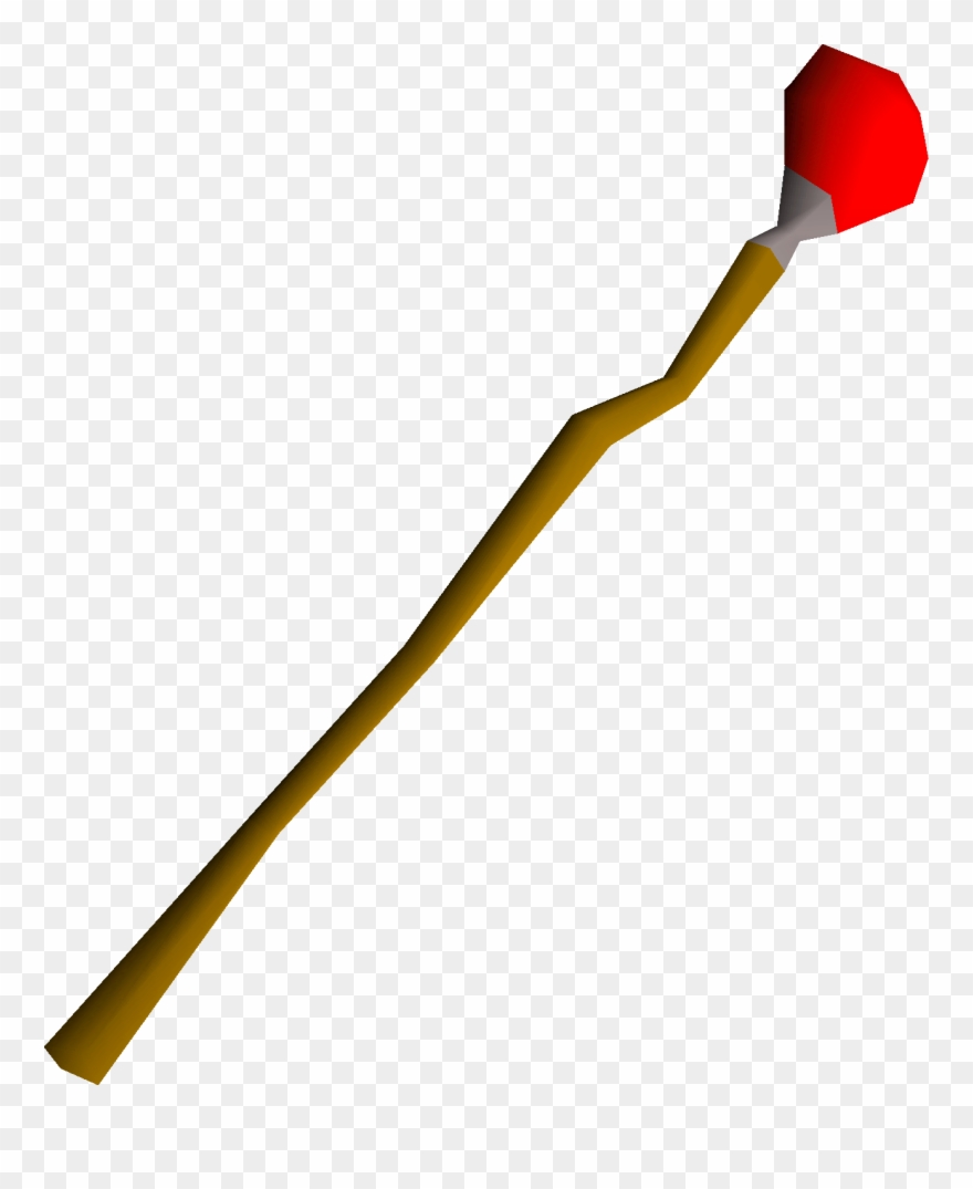 A Mystic Fire Staff Is The Most Powerful Fire Elemental - Staff Runescape Clipart