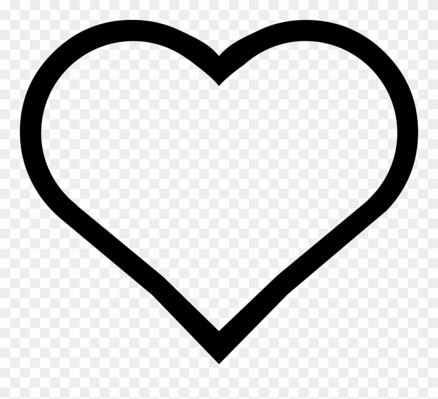 Heart Outline Vector Clipart