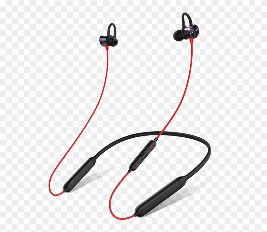 Oneplus Bullets Wireless Red Clipart