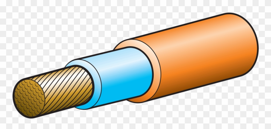 250a 35mm Double Insulated Welding Cable Orange (nitrile) Clipart