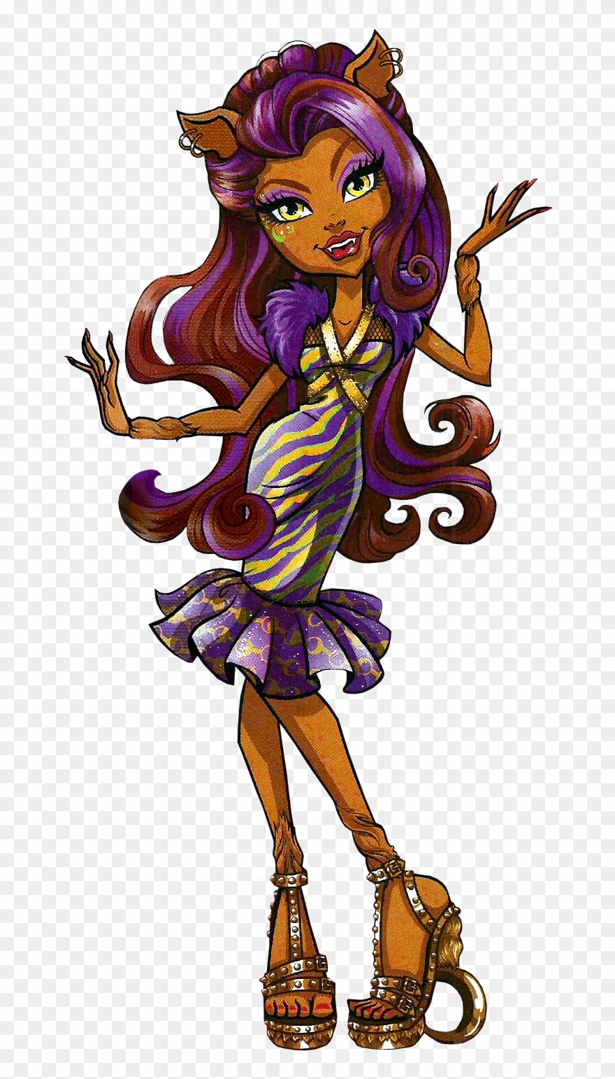 Ooak, Monster High, Dolls, Bratz, Bratzillaz, Fashion - Monster High Dance The Fright Away Clipart
