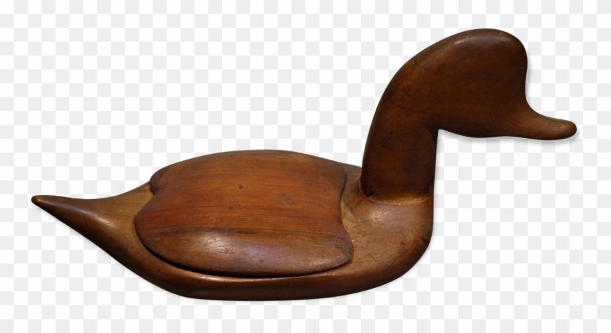 Empty Pocket Scandinavian "duck\ - Teak Clipart