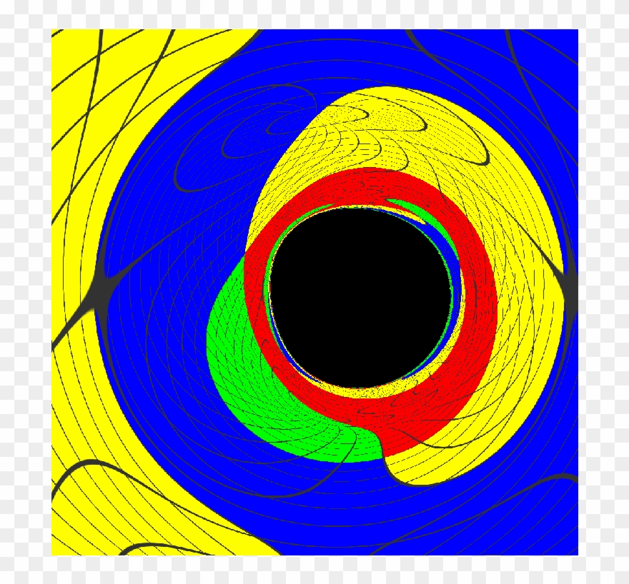 View From The Camera Of An Empty Space (top Row) And - Circle Clipart