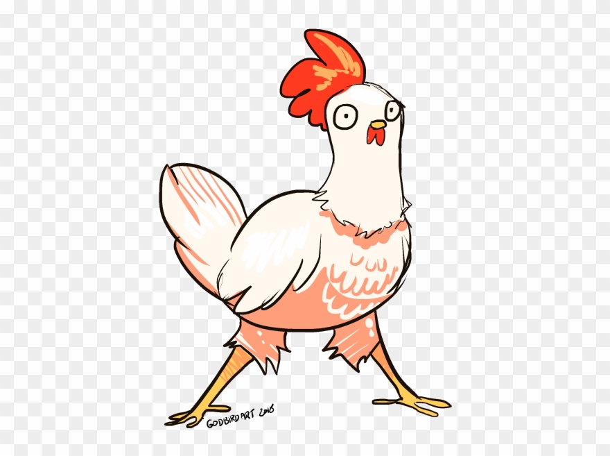 Banner Transparent Download Birb Drawing Chicken - Cartoon Clipart