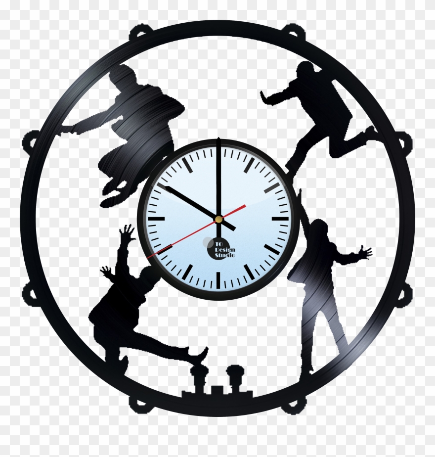 The Beatles Handmade Vinyl Record Wall Fan - Snoopy Vinyl Record Wall Clock Snoopy Lazy Vinyl Record Clipart